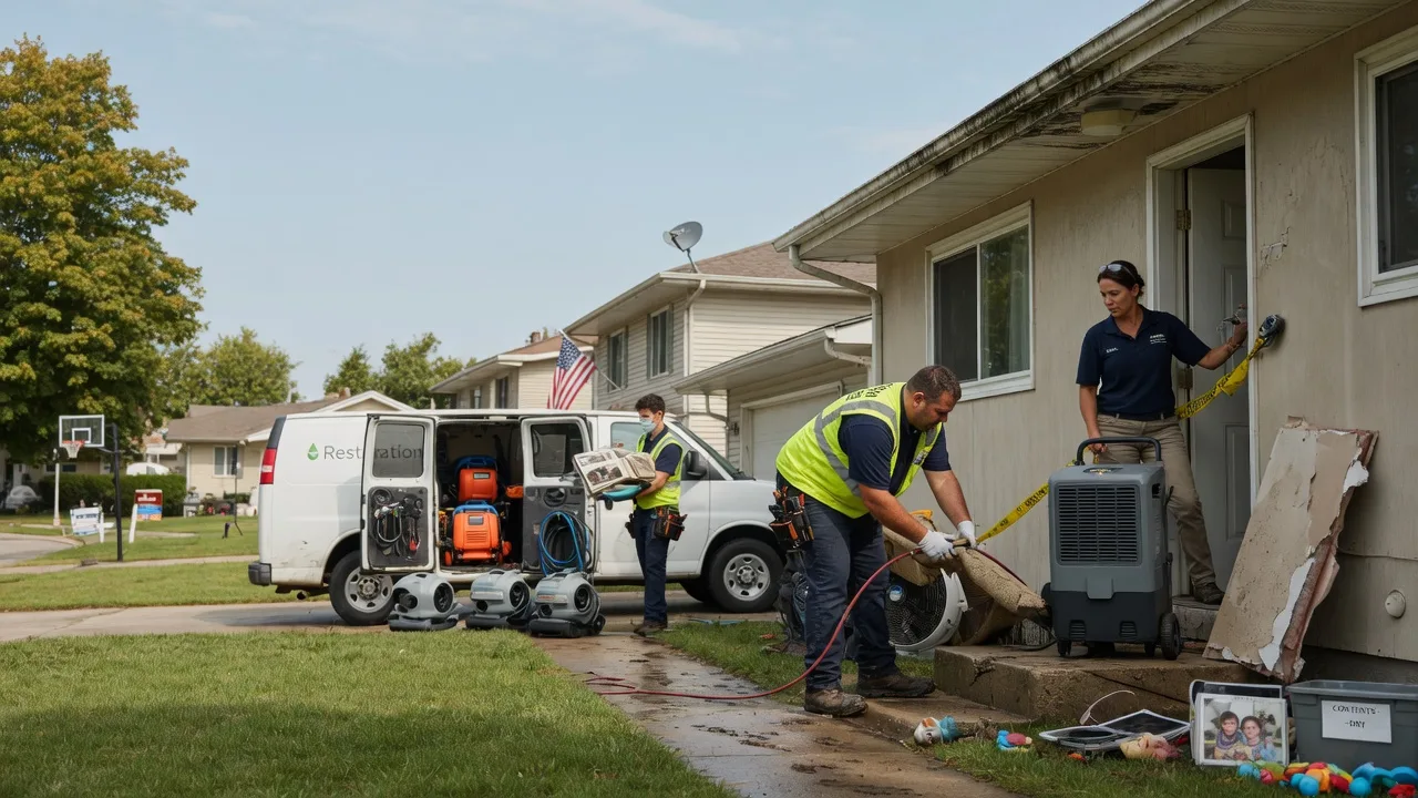 Water Damage Restoration in Greentown, IN near me